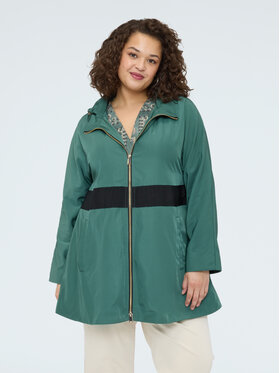 Fiorella Rubino Fiorella Rubino Cappotto invernale F061T001500N035 Verde A-Line Fit