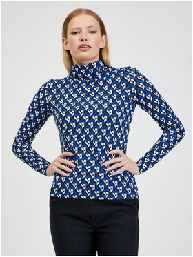Orsay Orsay T-Shirt 178182-555000__XL Niebieski Regular Fit