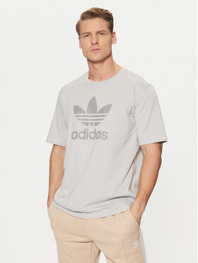 adidas adidas T-krekls adicolor Trefoil JP2548 Pelēks Regular Fit