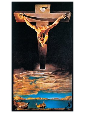 Artopweb Artopweb Dekoracja ścienna La santificazione di Giovanni attraverso Cristo, 1951 Kolorowy