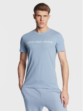 Calvin Klein Jeans Calvin Klein Jeans Marškinėliai J30J322344 Mėlyna Regular Fit