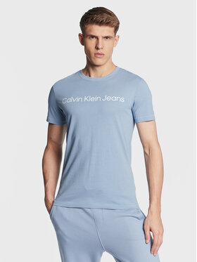 Calvin Klein Jeans Calvin Klein Jeans T-Shirt J30J322344 Niebieski Regular Fit