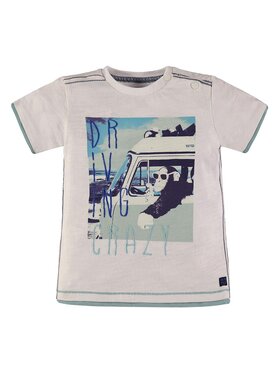 Kanz Kanz T-Shirt 1833481-1000 Biały Basic Fit