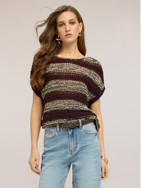 Motivi Motivi Maglione M189W003891N0V2 Marrone Over Fit