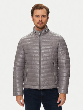 Milestone Milestone Lederjacke Cortino 431019 60515 Grau Regular Fit