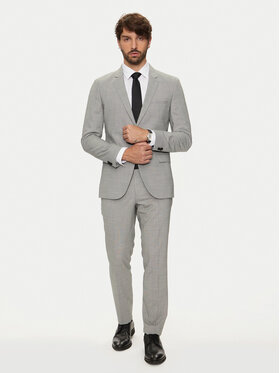 HUGO Hugo Костюм Arti/Hesten232X 50519444 Сірий Extra Slim Fit