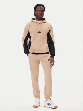 adidas adidas Trenirka Fleece Colorblock KB5265 Bež Regular Fit