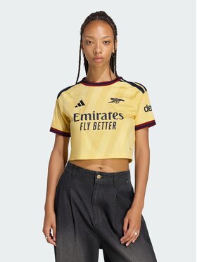 adidas adidas Koszulka techniczna 172041 Żółty Regular Fit