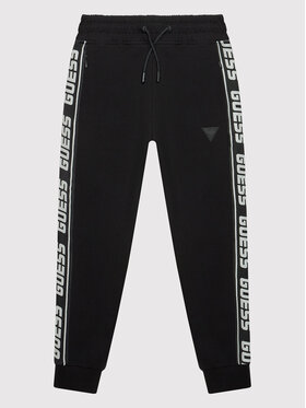 Guess Guess Pantaloni da tuta L2YQ48 K6ZS1 Nero Regular Fit