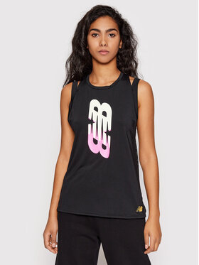New Balance New Balance Tehnička majica Relentless Fashion WT21172 Crna Athletic Fit
