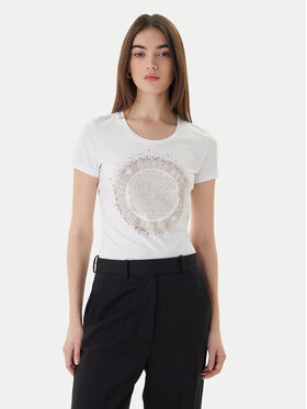 Guess Guess Tričko Camelia W4RI47 J1314 Biela Slim Fit
