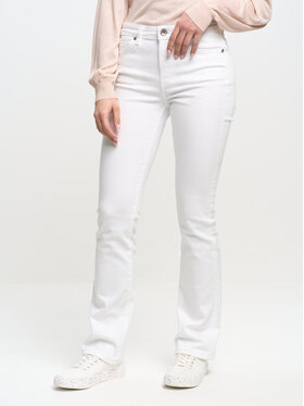 BIG STAR BIG STAR Jeansy ADELA BOOTCUT_814_190 Biały Bootcut Fit