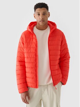 4F 4F Kurtka puchowa 4FWAW24TDJAM484-61S Czerwony Regular Fit