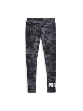Puma Puma Legginsy ESS+ Marbleized Czarny Fitted Fit