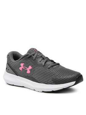 Under Armour Tenisice Za Trčanje UA W Surge 3 3024894-103 Siva