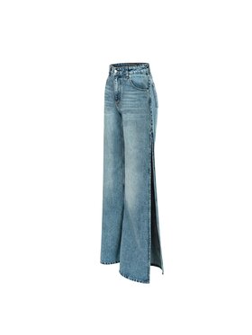 MissDenim MissDenim Spodnie damskie Wide Leg Niebieski Wide Leg