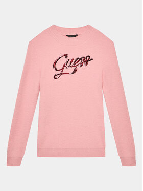 Guess Guess Sweter J3BR06 Z2YA0 Różowy Regular Fit