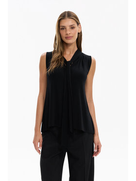 Deni Cler Milano Deni Cler Milano Top T-DC-0058-F5-10-90-1 Czarny Regular Fit
