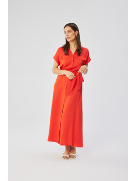 Stylove Stylove Sukienka codzienna S364 Koralowy Comfortable Fit