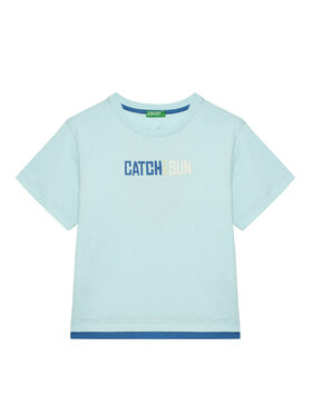 United Colors Of Benetton United Colors Of Benetton T-shirt 3SLUG10JF Blu Regular Fit