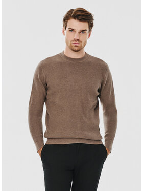 Pako Lorente Pako Lorente Sweter P24WF-2X-020 Beżowy Classic Fit