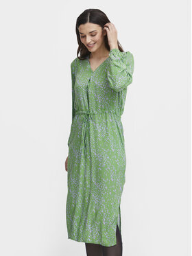 Fransa Fransa Hemdkleid 20613273 Grün Regular Fit