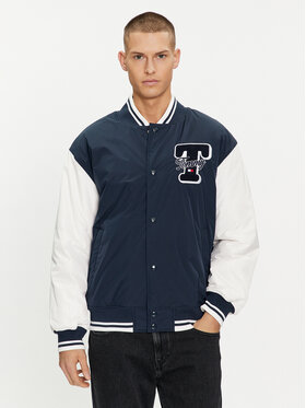 Tommy Jeans Tommy Jeans Bundy bomber Colorblock Varsity DM0DM18702 Tmavomodrá Regular Fit