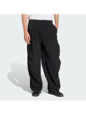 adidas adidas Spodnie cargo Premium Essentials Utility Czarny Loose Fit