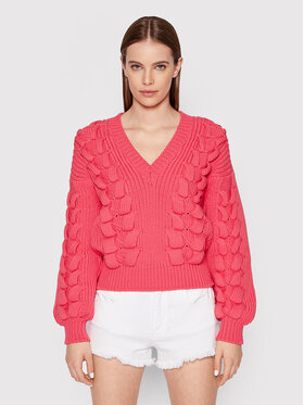 IRO IRO Sweter Arwy AQ240 Różowy Relaxed Fit
