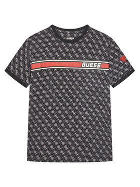 Guess Guess Tričko L4YI47 J1314 Čierna Regular Fit