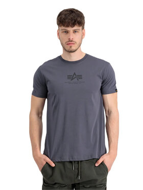 Alpha Industries Alpha Industries T-Shirt AI.118533-412 Szary Basic Fit