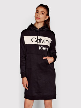 Calvin Klein Jeans Calvin Klein Jeans Плетена рокля J20J219072 Черен Regular Fit