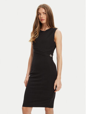 Guess Guess Každodenné šaty W5YK27 KAQL2 Čierna Regular Fit