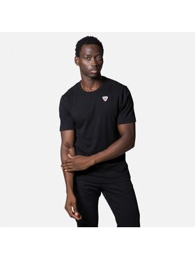 Rossignol Rossignol T-Shirt Logo Plain Tee Czarny Regular Fit