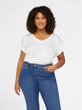 Fiorella Rubino Fiorella Rubino T-shirt G063L107832N011 Bianco Regular Fit