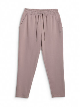 4F 4F Spodnie dresowe ESSENTIALS Beżowy Regular Fit