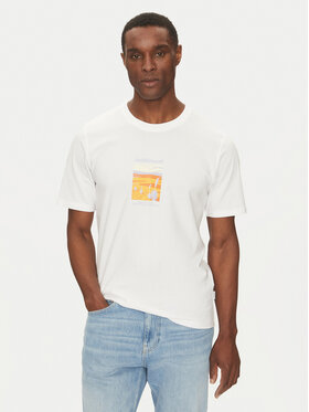 Jack & Jones Jack & Jones Tricou Split Graphic 12273000 Alb Regular Fit