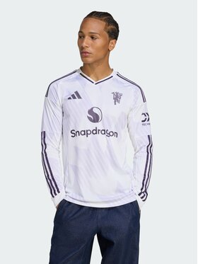 adidas adidas Koszulka techniczna Manchester United 25/26 Away Jersey Biały Slim Fit