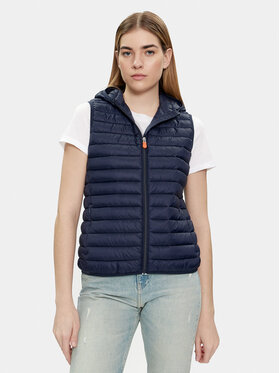 Save The Duck Save The Duck Αμάνικο Μπουφάν Dia D80607W-GIGA18 Σκούρο μπλε Regular Fit