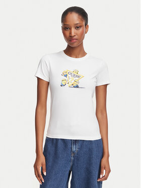 Guess Jeans Guess Jeans Футболка W6YI62 K6415 Білий Regular Fit