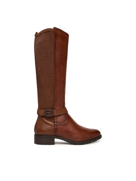 Tamaris Tamaris Kozačky ve vojenském stylu 1-25618-43 Hnědá