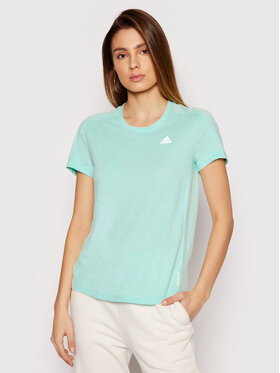 adidas adidas T-Shirt Own The Run Soft GN1916 Πράσινο Regular Fit