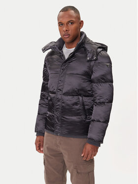 Guess Guess Zimní bunda M5BL2L WGZF2 Šedá Regular Fit