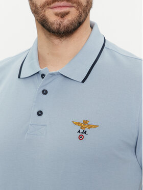 Aeronautica Militare Polo 241PO1308P82 Plava Regular Fit