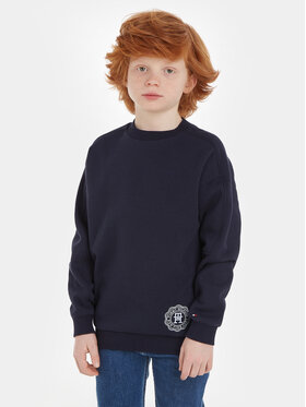 Tommy Hilfiger Tommy Hilfiger Bluza KB0KB08488 Granatowy Regular Fit
