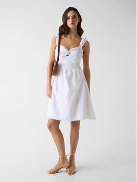 Guess Guess Sukienka codzienna 182534 Biały Classic Fit