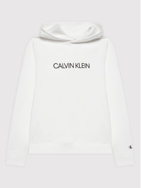 Calvin Klein Jeans Calvin Klein Jeans Bluza Institutional Logo IU0IU00163 Biały Regular Fit