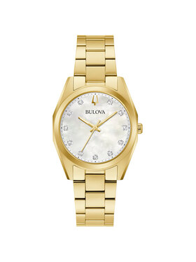 Bulova bulova Zegarek 97P172 Złoty