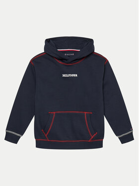 Tommy Hilfiger Tommy Hilfiger Bluza Monotype KB0KB09051 Granatowy Regular Fit