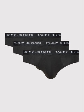 Tommy Hilfiger Tommy Hilfiger Komplektas: 3 trumpikių poros UM0UM02206 Juoda